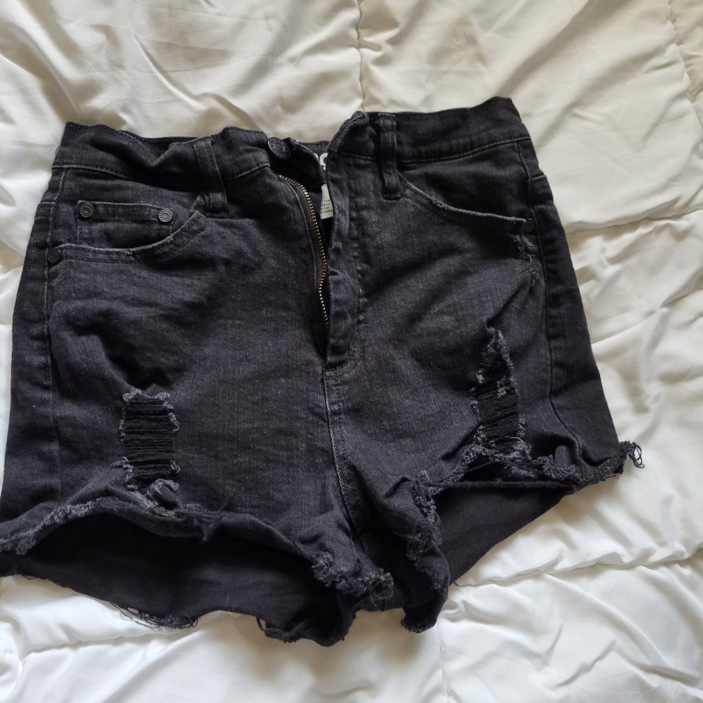 Denim shorts
